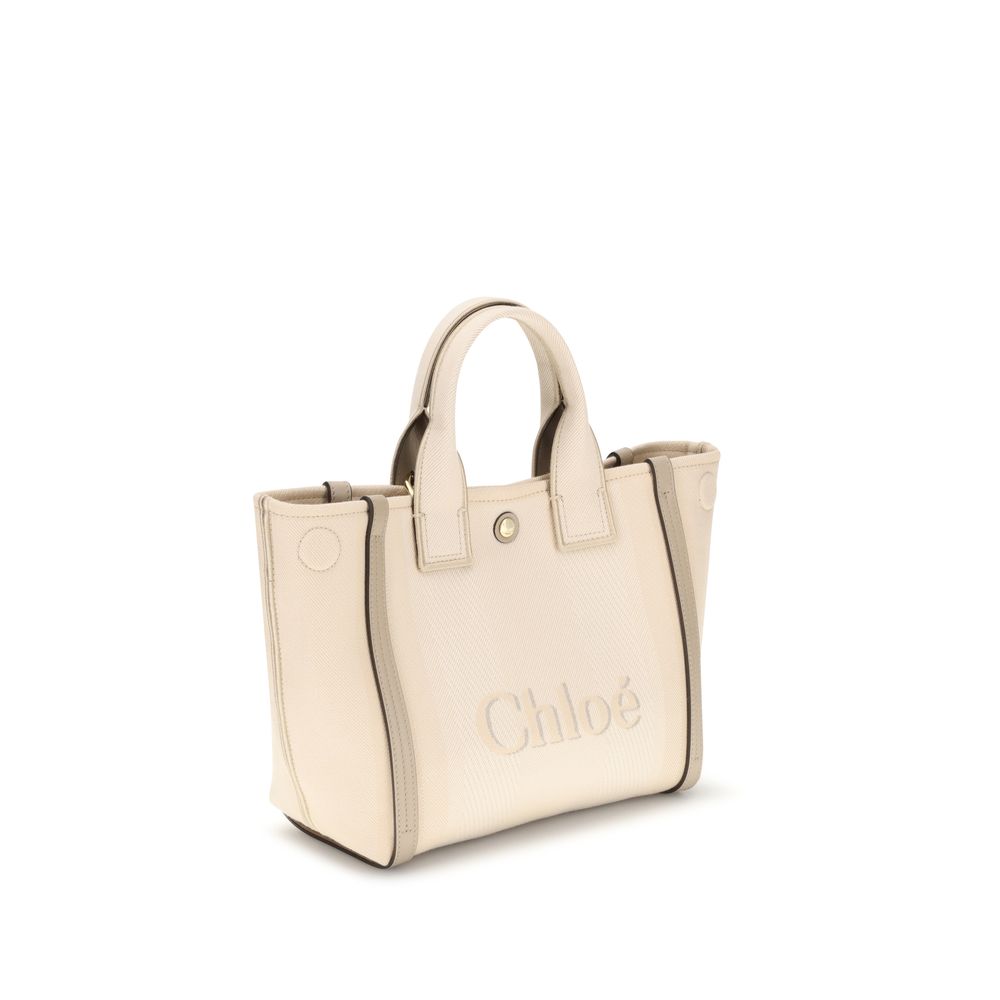 Sac à main Chloé en coton beige