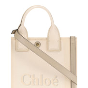Sac à main Chloé en coton beige