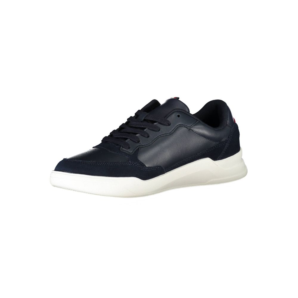 Tommy Hilfiger Blue Leather Sneaker