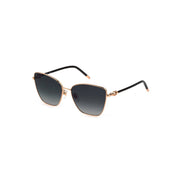 Lunettes de soleil Furla en métal doré pour femme