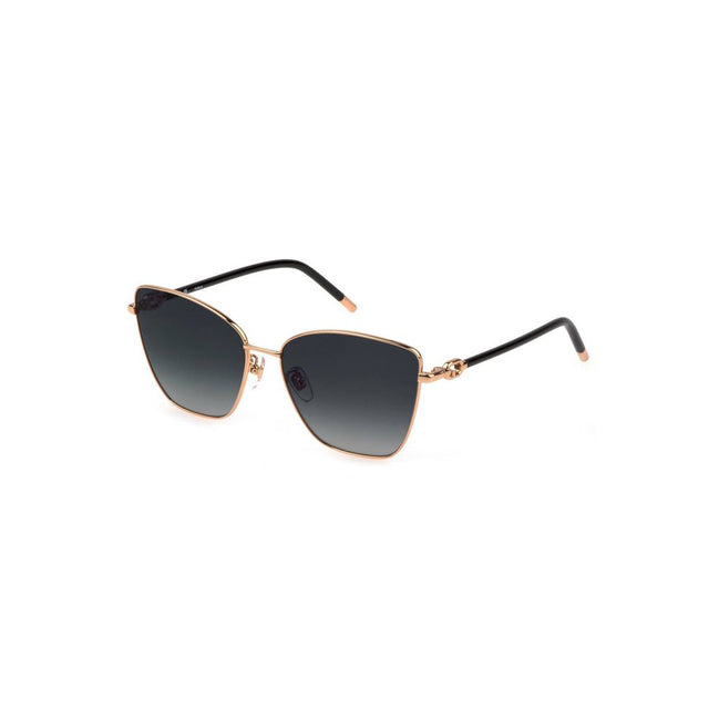 Lunettes de soleil Furla en métal doré pour femme