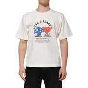 T-shirt girocollo in cotone da uomo Dolce & Gabbana 
