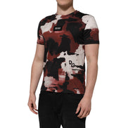 Dolce & Gabbana Multicolor Camouflage Crew Neck T-shirt
