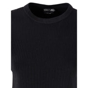 T-shirt di seta nera Tom Ford