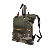 Borsa Zaino Rucksack Patchwork Verde Militare Dolce & Gabbana
