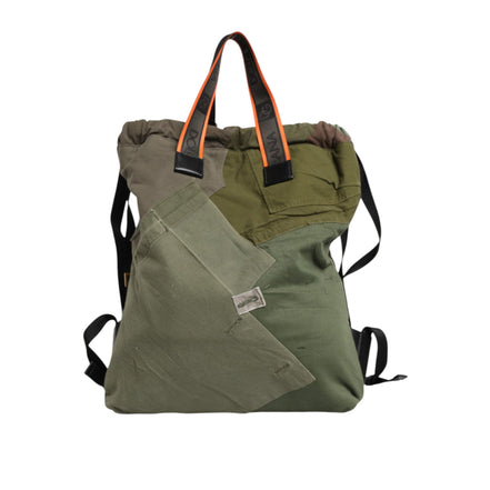 Borsa Zaino Rucksack Patchwork Verde Militare Dolce & Gabbana
