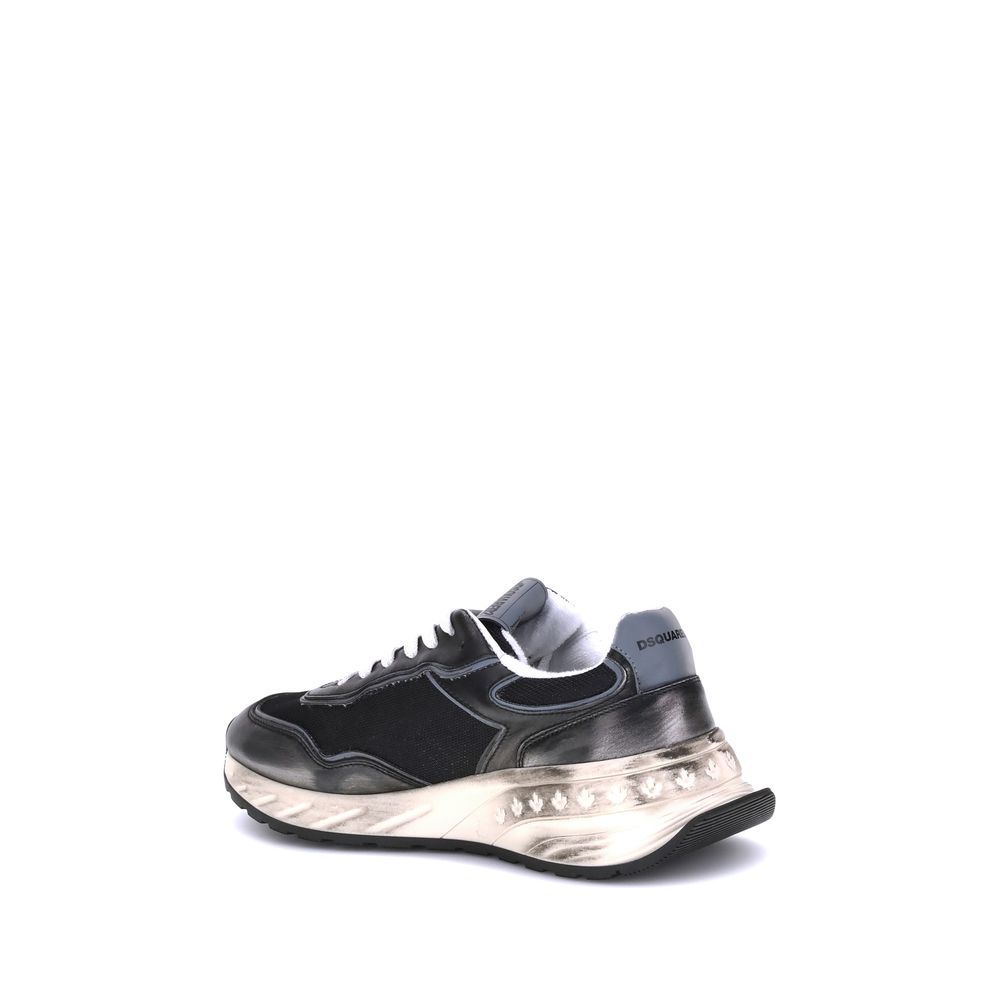 Dsquared² Black Athletic Sneakers