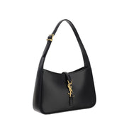 Borsa Saint Laurent in pelle di vitello nera Bos Taurus