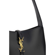 Borsa Saint Laurent in pelle di vitello nera Bos Taurus