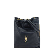 Borsa a Spalla Saint Laurent Nera in Pelle di Agnello Ovis Aries