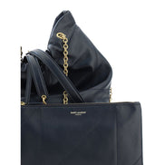 Borsa a Spalla Saint Laurent Nera in Pelle di Agnello Ovis Aries