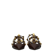 Sandali Valentino Garavani in pelle marrone