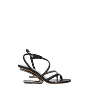 Sandali Fendi in pelle multicolore