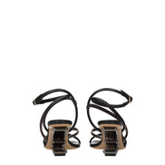 Sandali Fendi in pelle multicolore