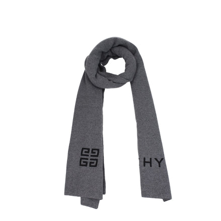 Givenchy Grey Wool Scarf