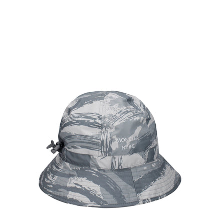 Moncler Grey Polyester Bucket Hat