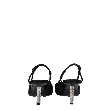Givenchy Black Fabric High Heel Pumps