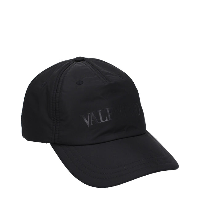 Cappello con visiera Valentino Garavani in poliammide nero