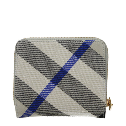Portafoglio Burberry in tessuto beige