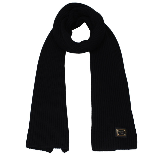 Sciarpa Dolce & Gabbana in cashmere nero