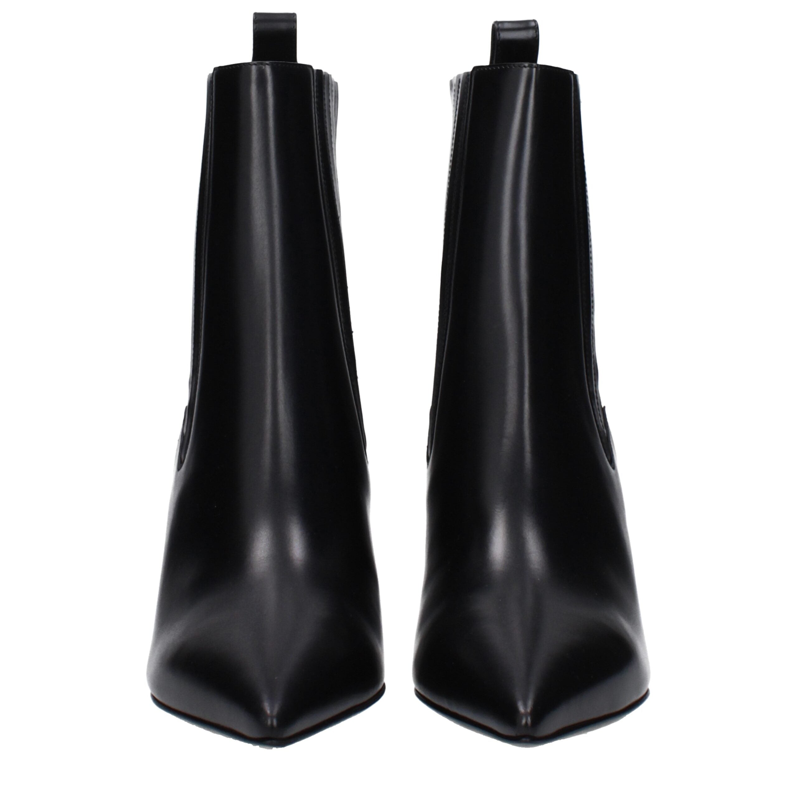 Bottines Valentino Garavani en cuir noir