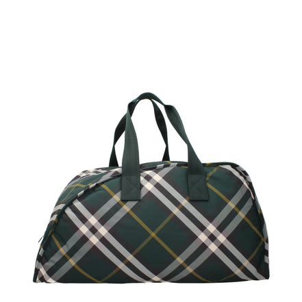 Burberry Bagage et Accessoires de Voyage en Tissu Vert