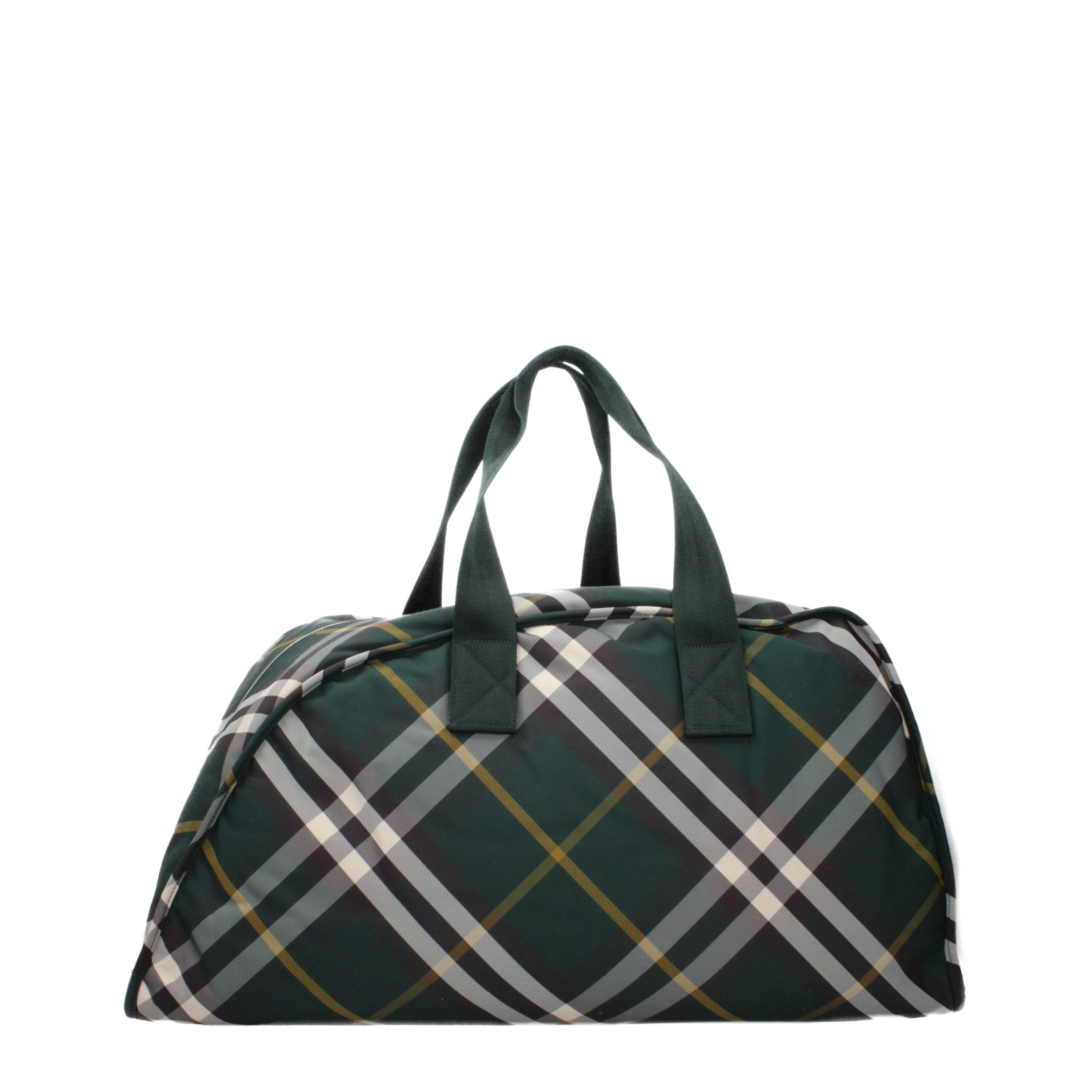 Burberry Bagage et Accessoires de Voyage en Tissu Vert