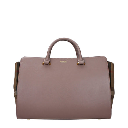 Borsa a mano Burberry in pelle grigia