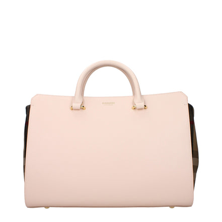 Borsa a mano Burberry in pelle rosa