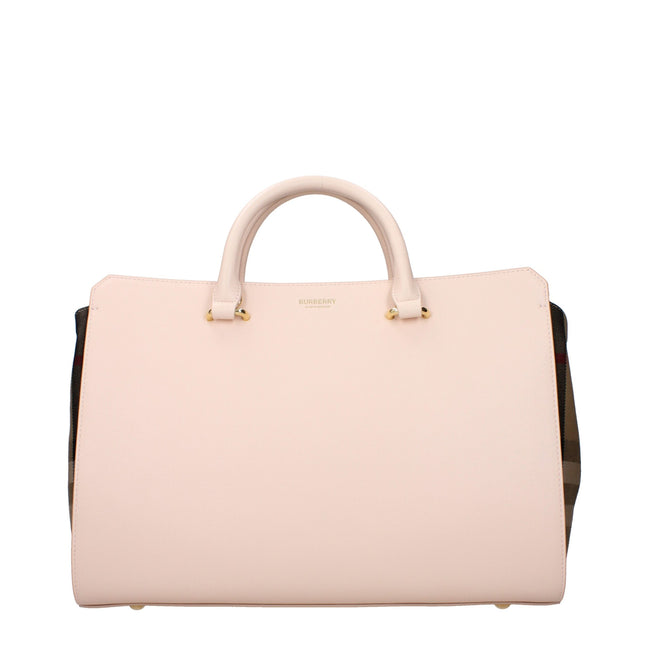 Borsa a mano Burberry in pelle rosa
