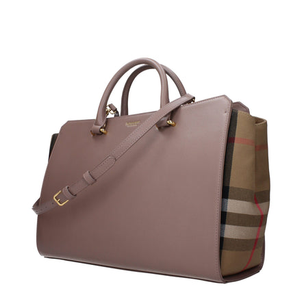 Borsa a mano Burberry in pelle grigia