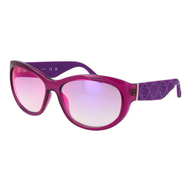 Occhiali da sole Guess in plastica viola