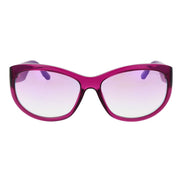 Occhiali da sole Guess in plastica viola
