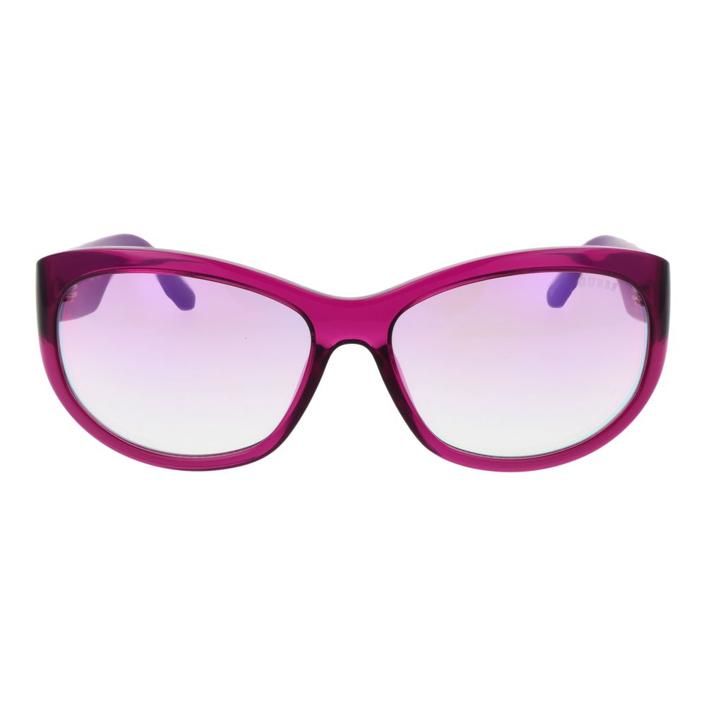 Occhiali da sole Guess in plastica viola