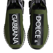 Dolce & Gabbana Green Logo Low Top Sorrento Sneakers
