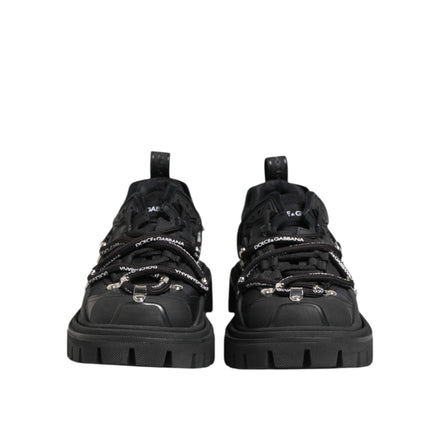 Dolce & Gabbana Scarpe da trekking nere basse stringate