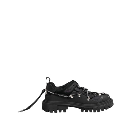 Dolce & Gabbana Scarpe da trekking nere basse stringate