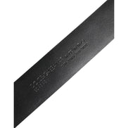 Ceinture en cuir exotique noir avec boucle logo DG Dolce & Gabbana