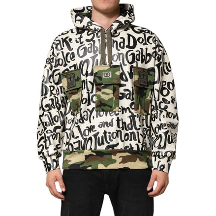 Felpa con Cappuccio Multicolore DGMania Dolce & Gabbana