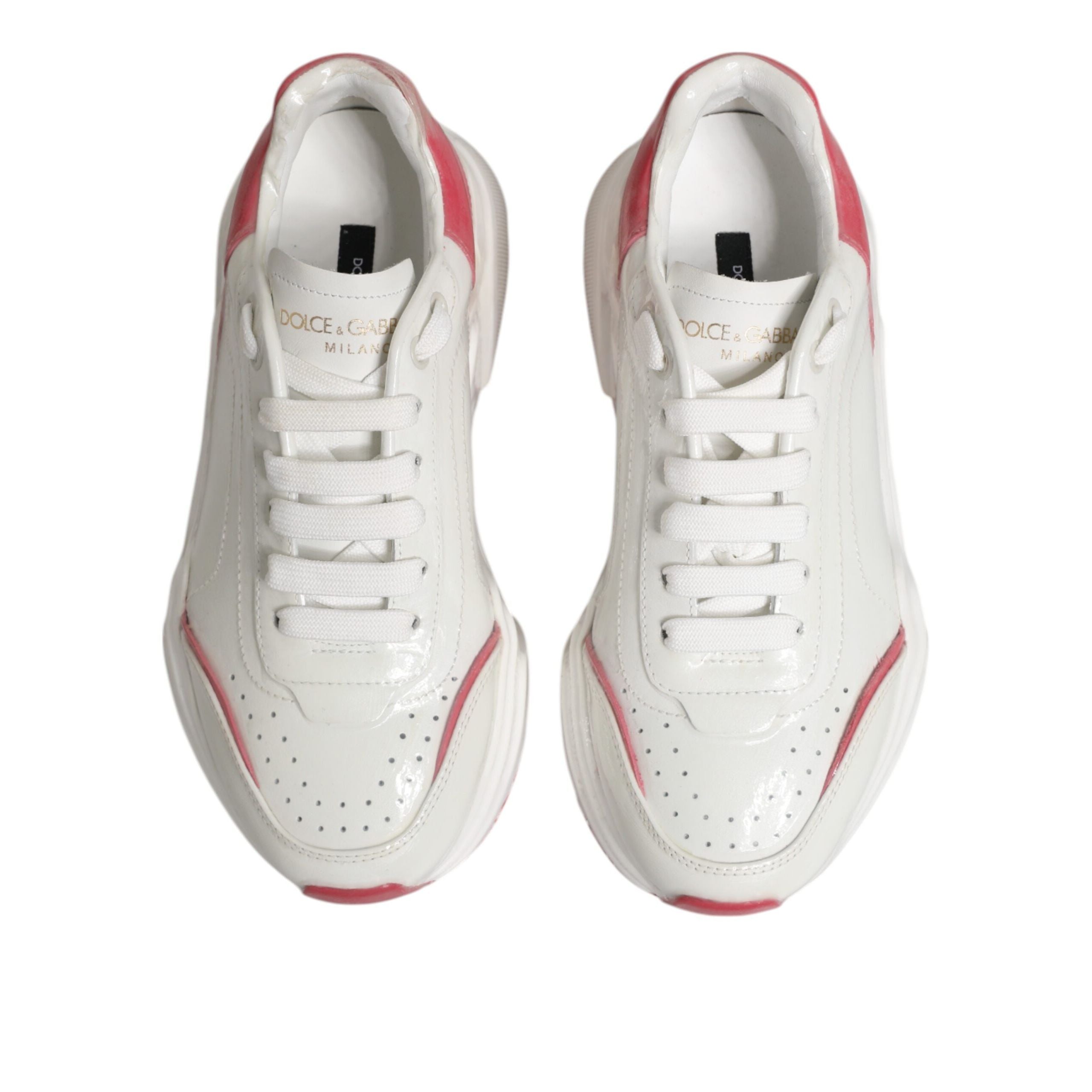 Chaussures Dolce & Gabbana Baskets basses Daymaster blanc rose