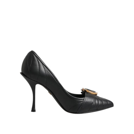 Dolce & Gabbana Black Devotion Leather Pumps