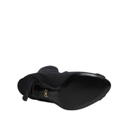 Dolce & Gabbana Escarpins Noirs Lacés Bottes Chaussures