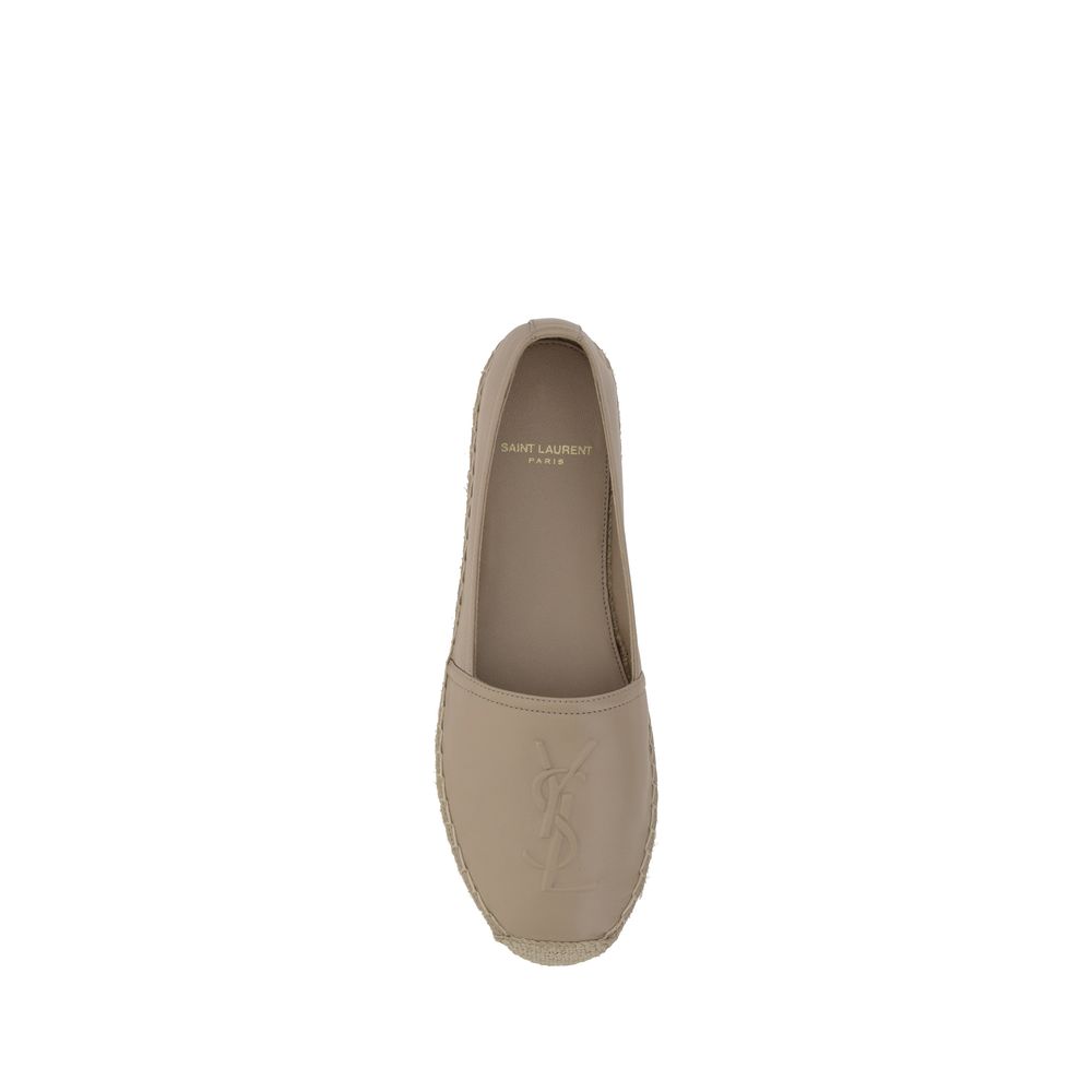 Espadrillas Saint Laurent Beige in agnello Ovis Aries