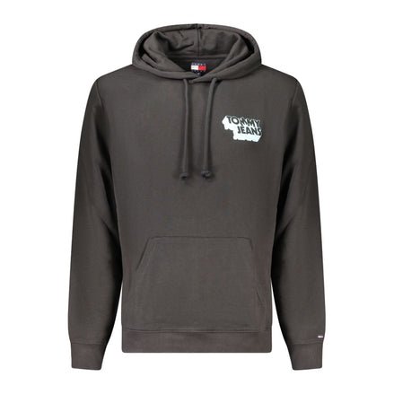 Felpa da uomo Tommy Hilfiger Nero in cotone