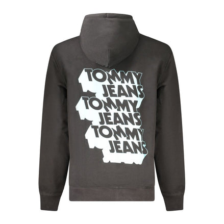 Felpa da uomo Tommy Hilfiger Nero in cotone