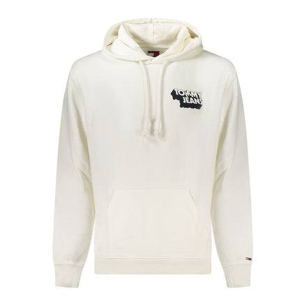 Felpa da uomo Tommy Hilfiger in cotone bianco