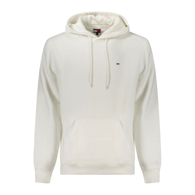 Tommy Hilfiger Blanc Coton Sweat à Capuche Homme