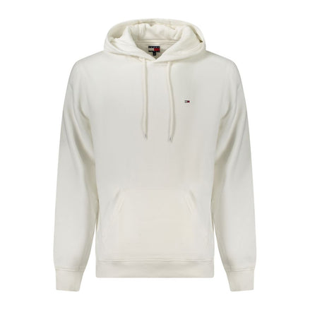 Felpa con Cappuccio da Uomo Tommy Hilfiger Bianca in Cotone