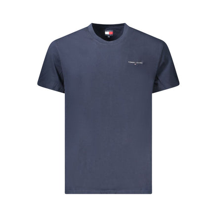 T-shirt da uomo Tommy Hilfiger in cotone blu