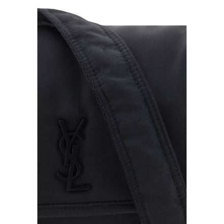 Saint Laurent Black Nylon Shoulder Bag